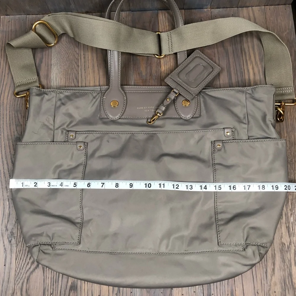 Marc by Marc Jacobs Taupe Nylon Baby Bag